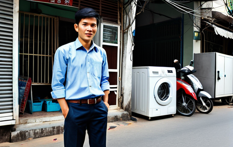 공유경제 시대의 자산 가치 변화 - Modern Vietnamese Family Using Sharing Economy App**

"A happy Vietnamese family, fully clothed in m...